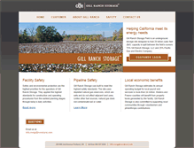 Tablet Screenshot of gillranchstorage.com